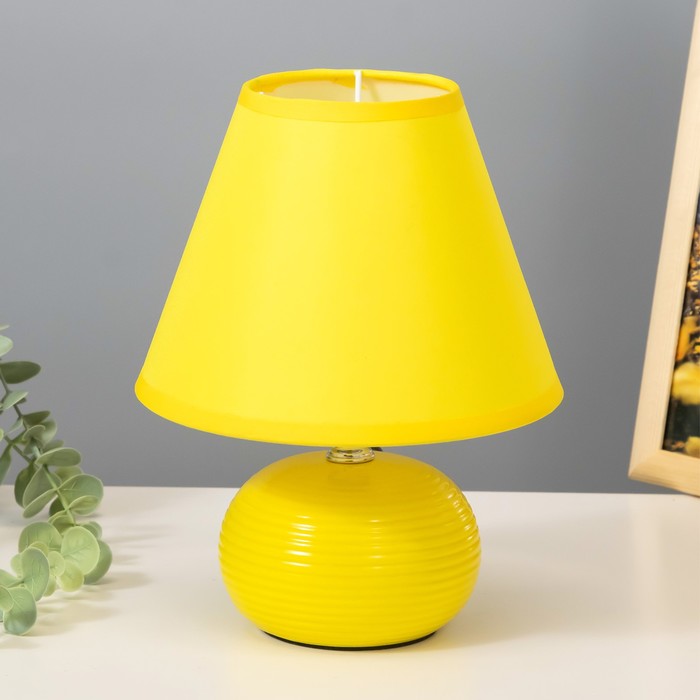 Настольная лампа "Саленто" Е14 40Вт желтый 17х17х23 см RISALUX - Фото 1