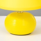 Настольная лампа "Саленто" Е14 40Вт желтый 17х17х23 см RISALUX - Фото 5