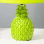 Настольная лампа "Ананас" Е14 40Вт зеленый 20х20х32 см RISALUX - Фото 5