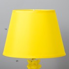 Настольная лампа "Ананас" Е14 40Вт желтый 20х20х32 см RISALUX - Фото 4