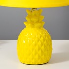 Настольная лампа RISALUX «Ананас», Е14, 40 Вт, желтый, 20×20×32 см - Фото 5
