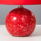 Настольная лампа "Антерс" Е14 40Вт красный 20х20х25 см RISALUX - Фото 5