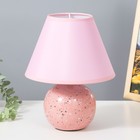 Настольная лампа "Антерс" Е14 40Вт розовый 20х20х25 см RISALUX - фото 319813574