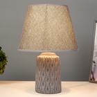 Настольная лампа «Арнелла» Е14 40 Вт серый 22.5×22.5×35 см RISALUX - Фото 5