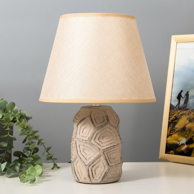 Настольная лампа «Бриана» Е14 40 Вт бежевый 22.5×22.5×35 см RISALUX