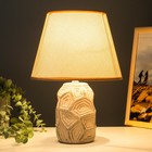 Настольная лампа «Бриана» Е14 40 Вт бежевый 22.5×22.5×35 см RISALUX - Фото 3