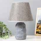 Настольная лампа «Бриана» Е14 40 Вт серый 22.5×22.5×35 см RISALUX - Фото 1