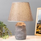 Настольная лампа «Бриана» Е14 40 Вт серый 22.5×22.5×35 см RISALUX - Фото 2