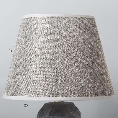 Настольная лампа «Бриана» Е14 40 Вт серый 22.5×22.5×35 см RISALUX