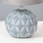 Настольная лампа "Бриана" Е14 40Вт серый 15х15х25 см RISALUX - Фото 5