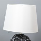Настольная лампа «Велория» Е14 40 Вт серый 18×27×40 см RISALUX - Фото 4