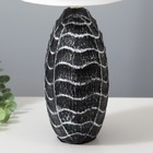 Настольная лампа «Велория» Е14 40 Вт серый 18×27×40 см RISALUX - Фото 6