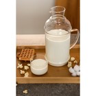 Кувшин стеклянный Magistro «Жакоб», 2 л, стакан в комплекте - Фото 5