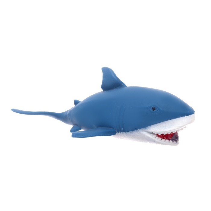 Мялка-антистресс «Акула», с песком, в шоубоксе - фото 1878057244