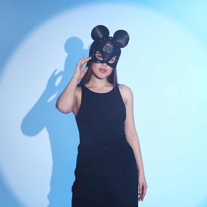 Карнавальная маска "Озорная мышка" - Фото 1