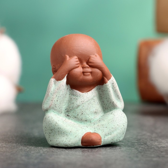 Фигурка керамика TAKE IT EASY «Ничего не вижу. Мидзару», 4.5×3.5 см - Фото 1