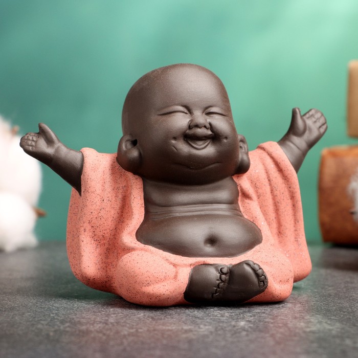 Фигурка "Счастливый Будда" 7х8см - Фото 1