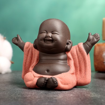 Фигурка керамика TAKE IT EASY «Счастливый Будда», 7×6.5 см
