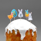 Пасхальный декор для кулича «Светлого дня Пасхи!», 5.4×4.3 см - Фото 3