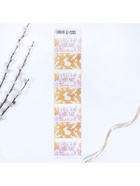 Термонаклейки на 7 яиц «Светлой Пасхи!» на пасху, 7,3 х 34,2 см (комплект 20 шт) - фото 39067646