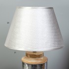 Настольная лампа "Вайли" Е27 40Вт серебро-бежевый 30х30х46 см RISALUX - Фото 4