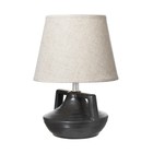 Настольная лампа "Амето" Е27 40Вт черный 20х20х29 см RISALUX - фото 21798955