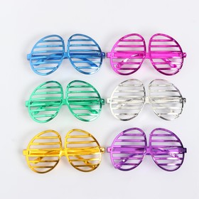 Карнавальные очки «Сетка», цвета МИКС