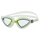 Очки для плавания Atemi N8502, силикон, цвет белый/салатовый - фото 292209635