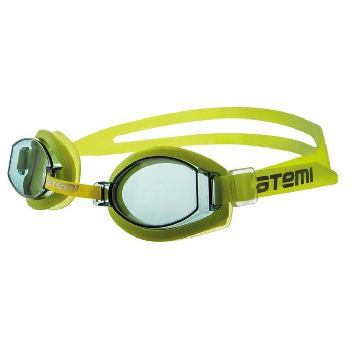 Очки для плавания Atemi S201, детские, PVC/силикон, цвет жёлтый - Фото 1