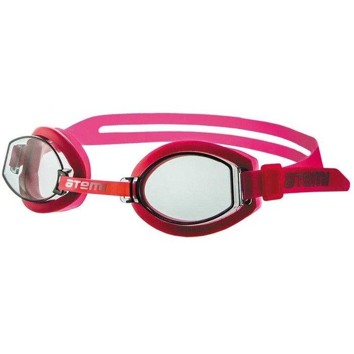 Очки для плавания Atemi S202, детские, PVC/силикон, цвет розовый - Фото 1