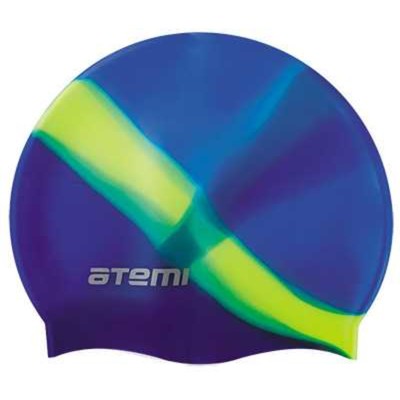Шапочка для плавания Atemi MC407, детские, цвет мультиколор, силикон