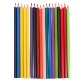 

УЦЕНКА! Карандаши 18 цветов Calligrata, ЭКОНОМ, заточенные, шестигранные, пластиковые, картонная упаковка, европодвес