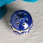 Солонка Риштанская керамика, синяя роспись - фото 6712532