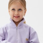 Костюм детский флисовый (толстовка, брюки) MINAKU, сиреневый, рост 104 см - Фото 4