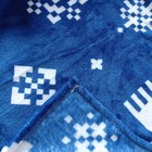 Плед Павлина Олени пиксель, цвет синий, 150х200см, аэрософт 190г/м, 100% полиэстер - Фото 2