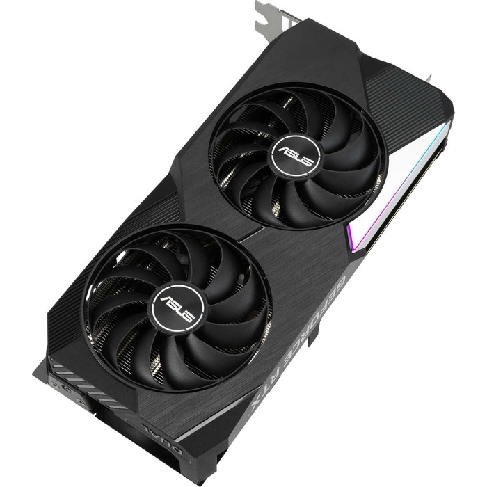 Видеокарта Asus DUAL-RTX3060TI-O8G-V2, GeForce RTX 3060Ti, 8Gb, GDDR6, HDMI, DP - фото 51487732