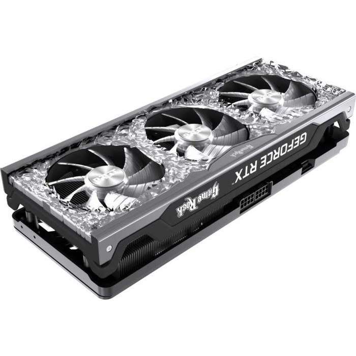 Видеокарта Palit PA-RTX3070 GAMEROCK 8G V1 LHR, GeForce RTX 3070, 8Gb, GDDR6, HDMI, DP - фото 51302709