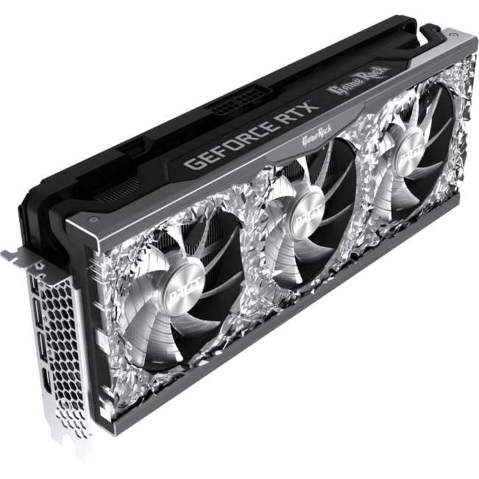 Видеокарта Palit PA-RTX3070 GAMEROCK 8G V1 LHR, GeForce RTX 3070, 8Gb, GDDR6, HDMI, DP - фото 51302711