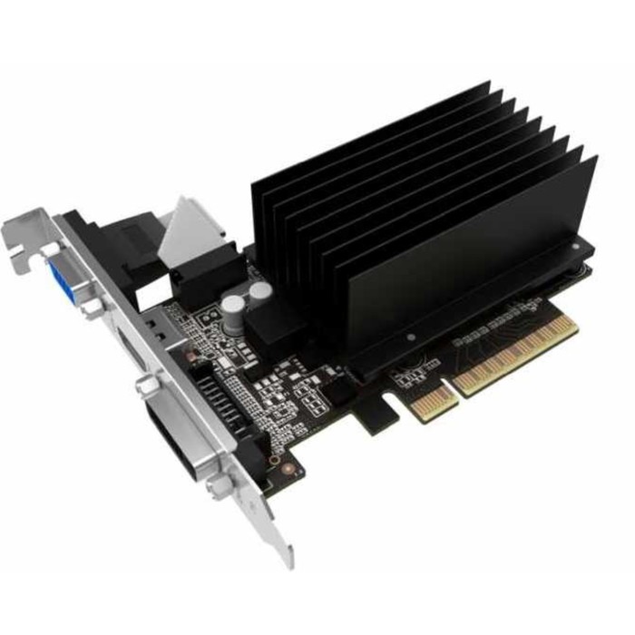 Видеокарта Palit PA-GT710-2GD3H, GeForce GT 710, 2Gb, DDR3, DVI, HDMI, CRT - фото 51315232