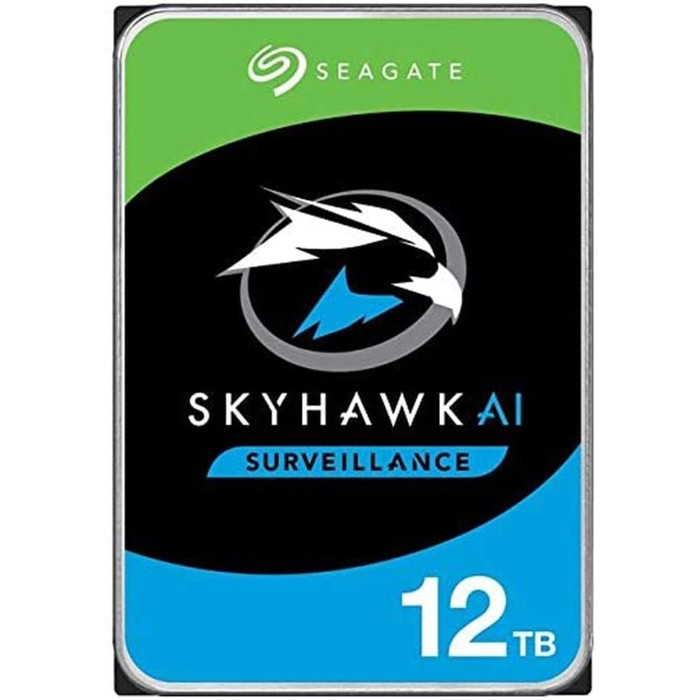 Жесткий диск Seagate SATA-III, 12Tb, ST12000VE001 SkyHawkAI, 7200rpm, 256Mb, 3.5" - Фото 1