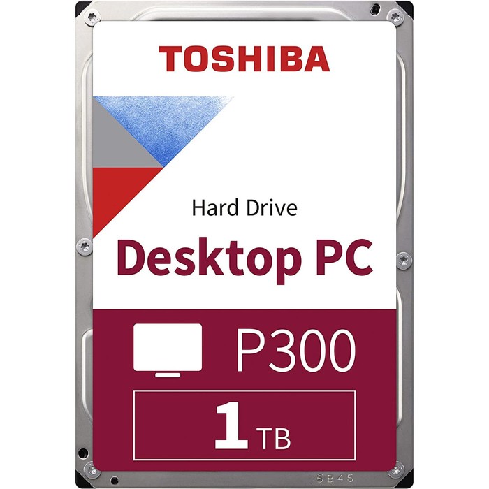 Жесткий диск Toshiba SATA-III, 1Tb, HDWD110UZSVA Desktop P300, 7200rpm, 64Mb, 3.5" - Фото 1
