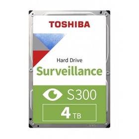 Жесткий диск Toshiba SATA-III, 4Tb, HDWT840UZSVA Surveillance S300, 5400rpm, 256Mb, 3.5"