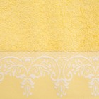 Набор полотенец в коробке Тиана, размер 50х90+70х140 см, цвет ваниль, махра, 450 г/м, хлопок 100% - фото 25388889