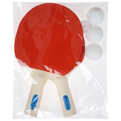 Набор для настольного тенниса BOSHIKA Training (2 ракетки, 3 мяча), 1 звезда