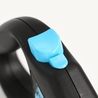 Рулетка Flexi Safari S, 5 м, трос, до 12 кг, голубой жираф (blue Giraffe) - Фото 3