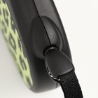 Рулетка Flexi Safari S, 5 м, трос, до 12 кг, желтый леопард (yellow Leopard) - Фото 4