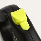 Рулетка Flexi Safari M, 5 м, трос, до 20 кг, желтый леопард (yellow Leopard) - Фото 3