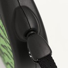 Рулетка Flexi Safari M, 5 м, трос, до 20 кг, зеленый тигр (green Tiger) - Фото 4
