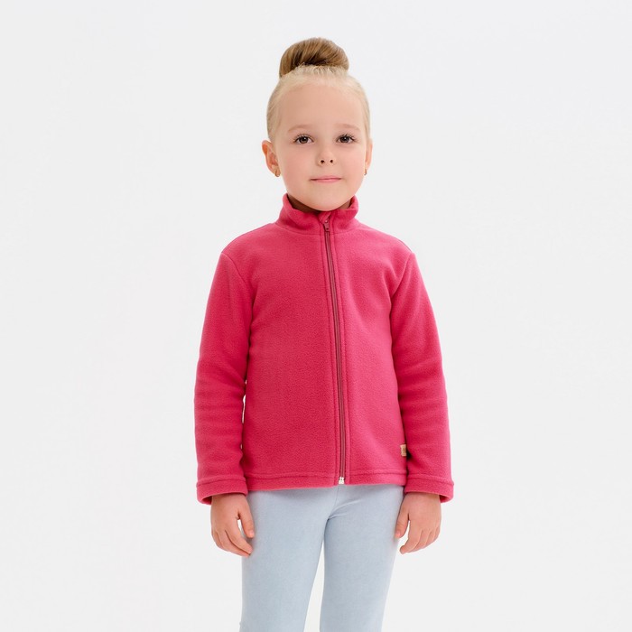 Джемпер детский MINAKU цвет темно-розовый, размер 110 - Фото 1