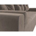 Диван угловой «Верона Лайт», правый угол, механизм еврокнижка, велюр, цвет коричневый - Фото 4